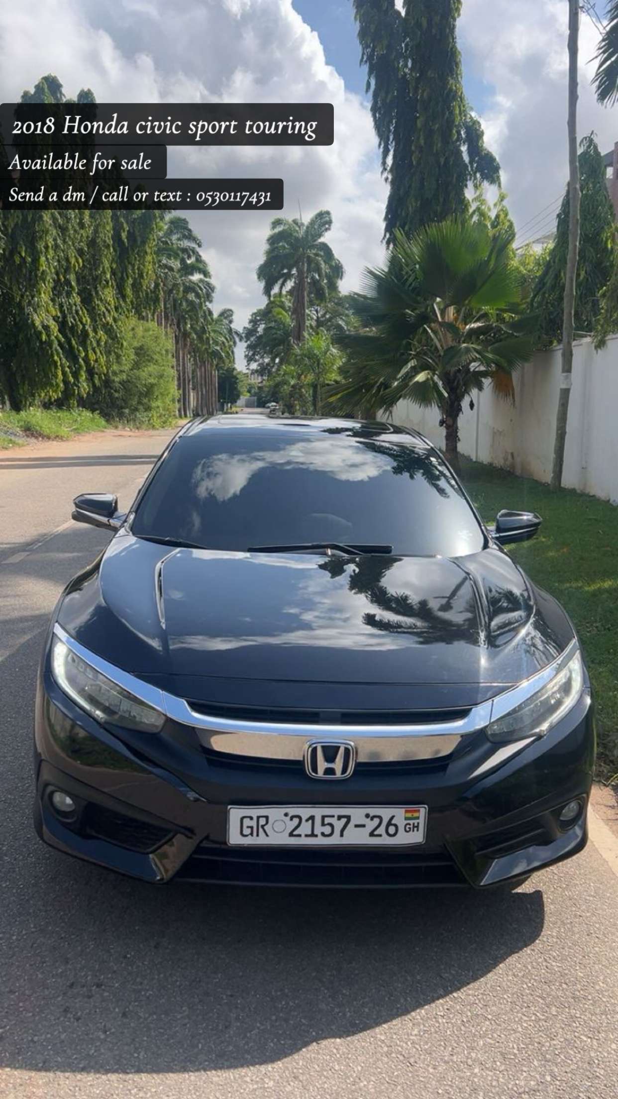 Honda Civic sport turning — photo 1